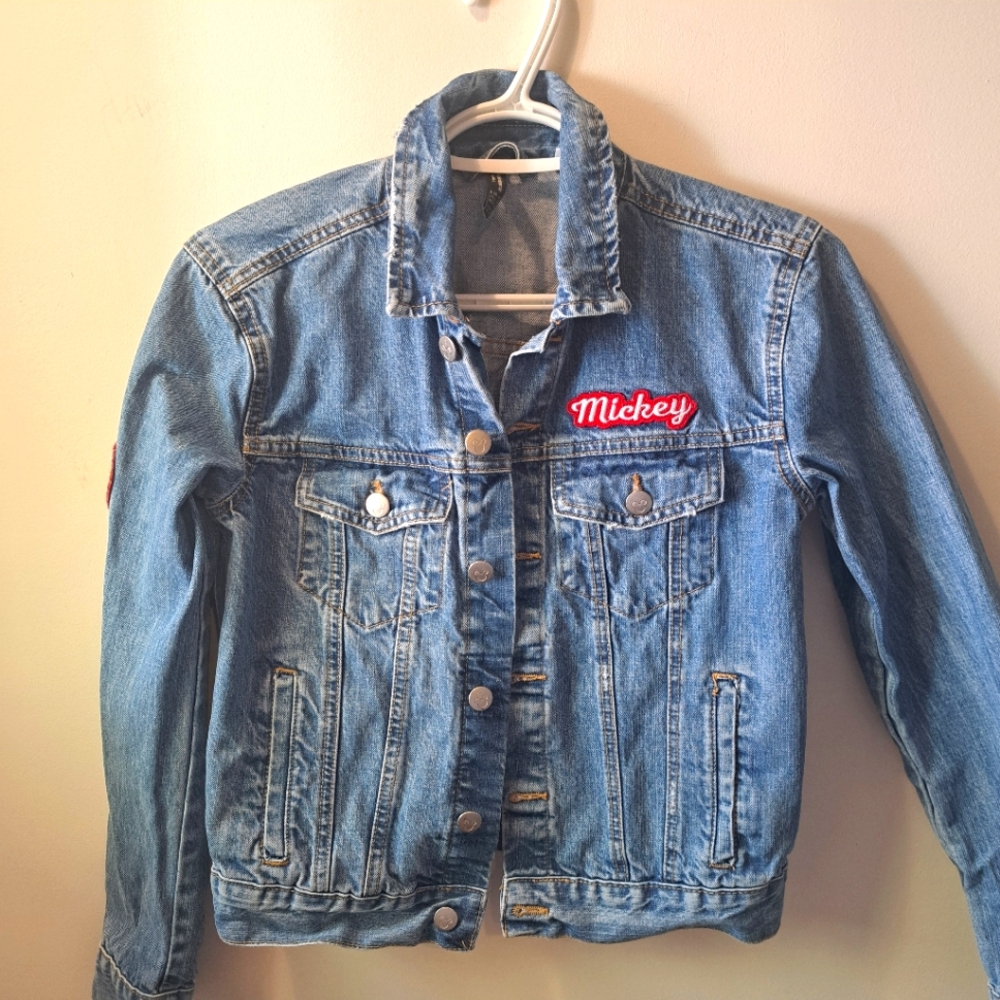 Zara/Disney Denim patch jacket